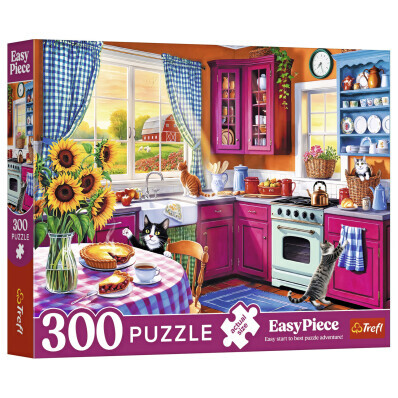 Puzzle Ráno v kuchyni , 300 dielikov
