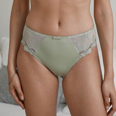 Комплект із 2 класичних трусиків Rima від Confidence Lingerie з мікрофібри та вишитого тюлю