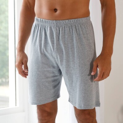 Pantaloni scurți de pijama de culoare uni