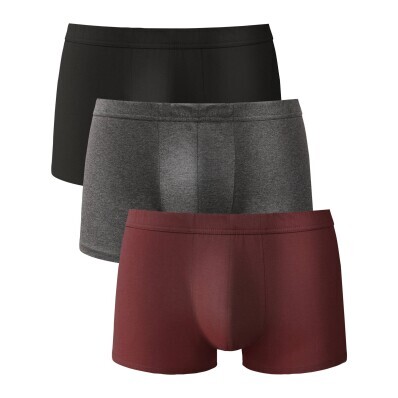 Set de 4 boxeri simpli din bumbac