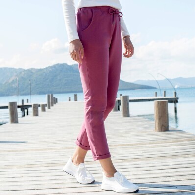Pantaloni de jogging Molton cu talie elastică