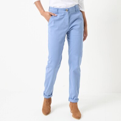 Pantaloni chino elastici