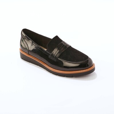 Mocasini din 2 materiale