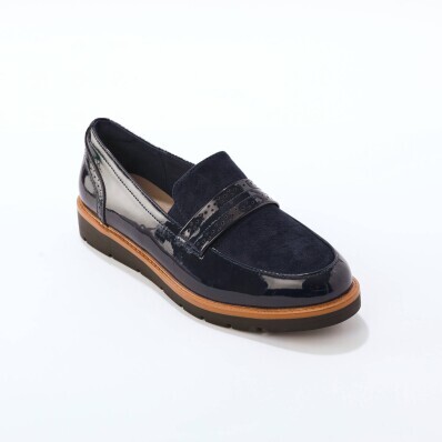 Mocasini din 2 materiale