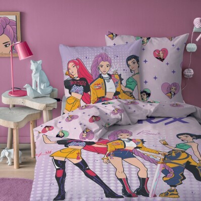 Povlečení K-pop Lovkyně démonů Heart®, bavlna
