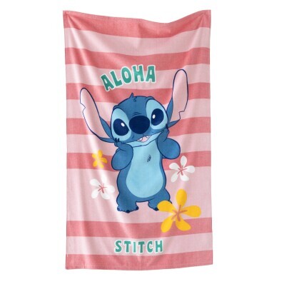 Dětská osuška Stitch®, froté a velur 320g/m1