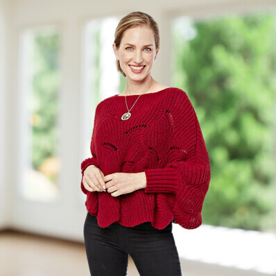 Poncho cu mâneci