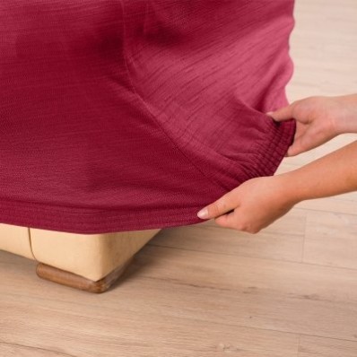 Rugalmas, egyszínű huzat fotelhez és kanapéhoz