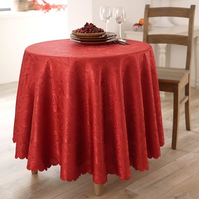 Jacquard terítő virágmotívummal
