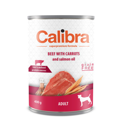 Calibra Dog konzerva Adult hovězí 400 g