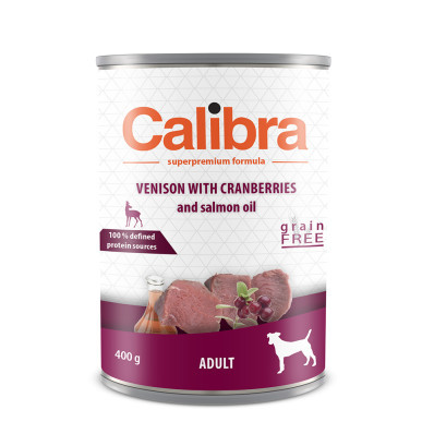 Calibra Dog konzerva Adult zvěřina 400 g