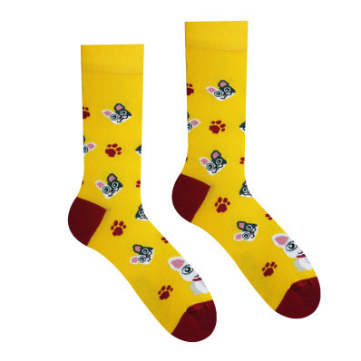 Veselé ponožky Buldog