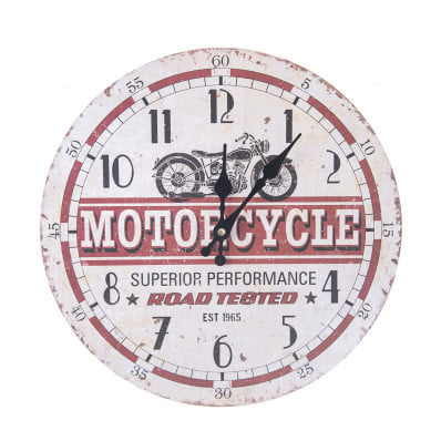 Nástěnné hodiny Motocykl