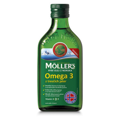 Möller's rybí olej Omega 3 z tresčej pečene 250 ml