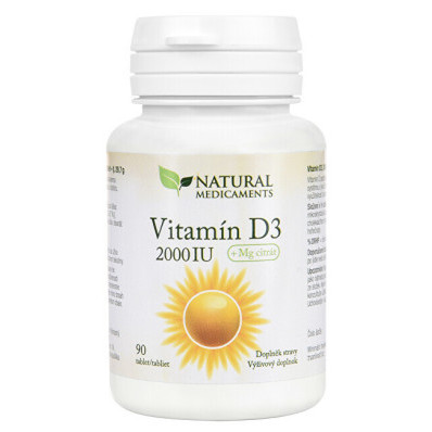 Vitamín D3 2000 IU 90 tbl.