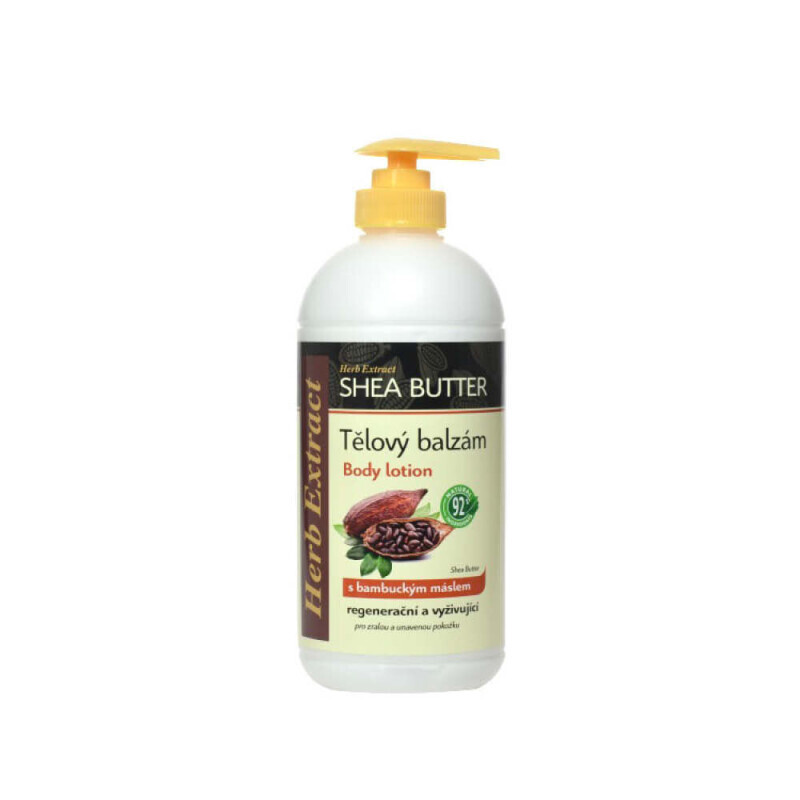 HerbE. Tělový balzám 500ml Shea Butter (6/bal)