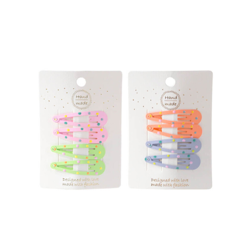 Sponky do vlasů pukačka 4,5cm/4ks (12/bal 1800/krt)