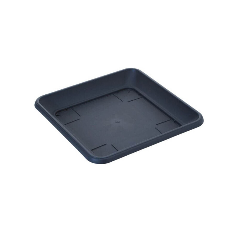 Miska pod květináč Quattro 40*40cm antracit (6/krt)