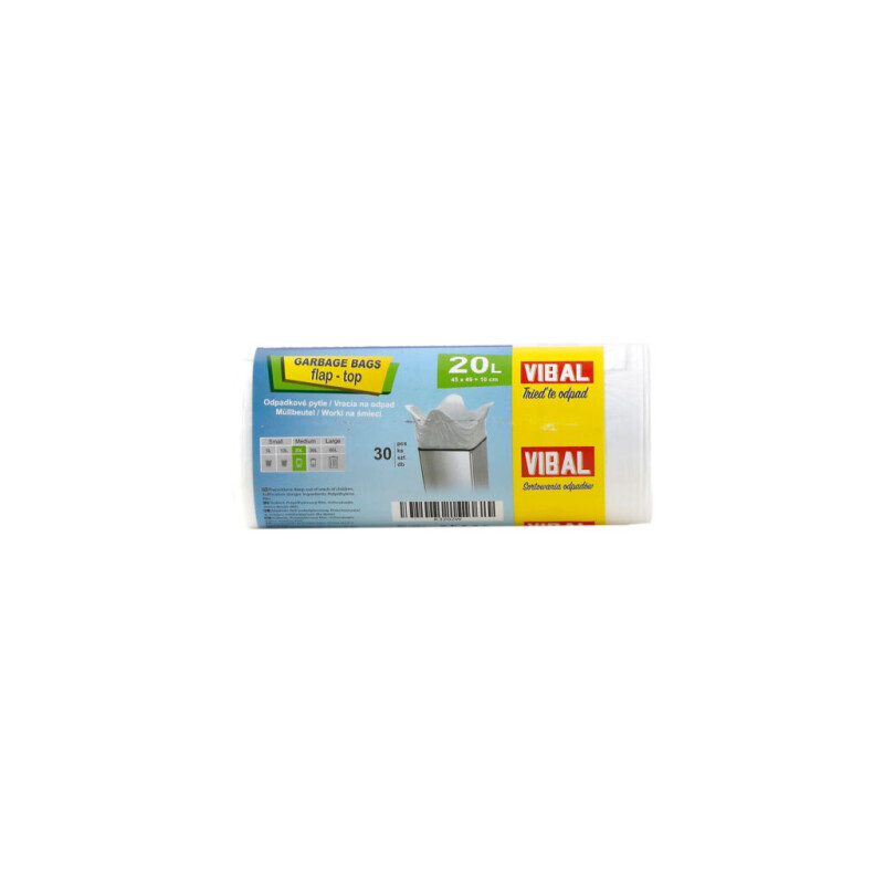 Sáček zavaz bílý S 20L/30ks (30/krt)