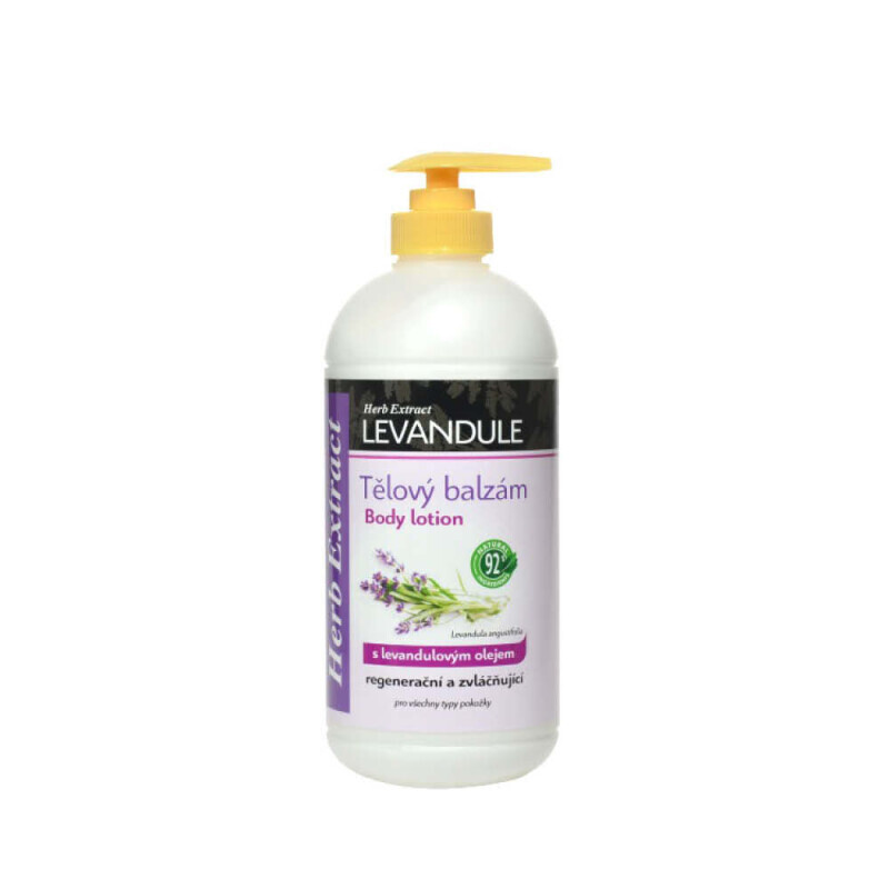 HerbE. Tělový balzám 500ml Lavender (6/bal)