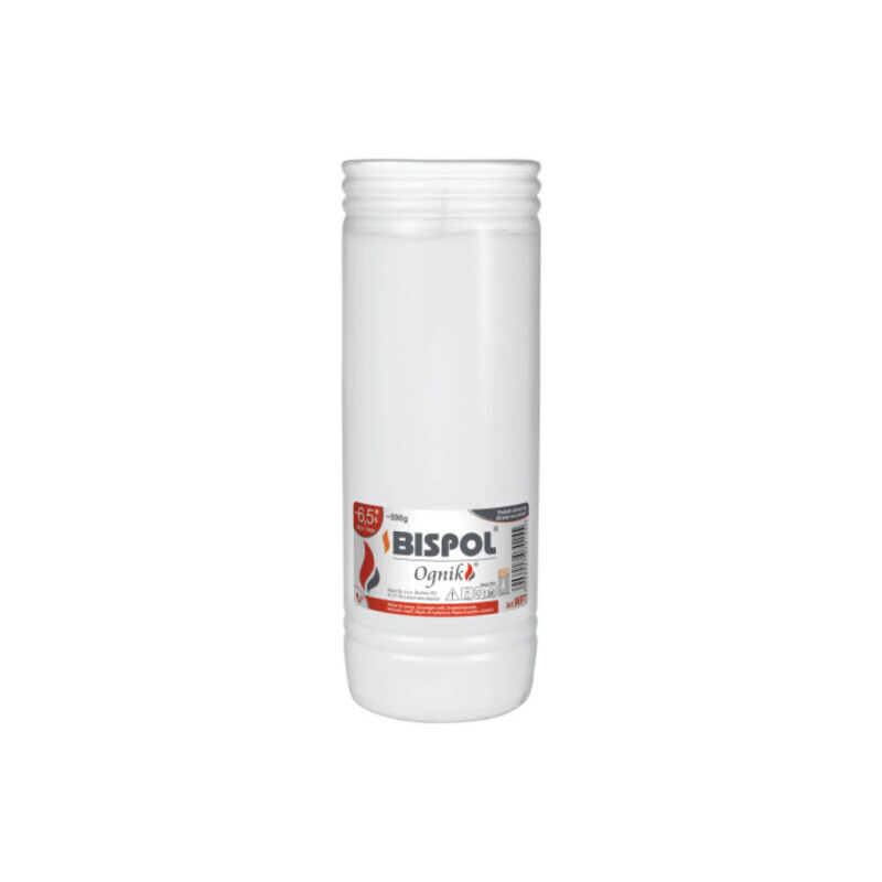 Bispol Svíčka hřbitovní Ognik 6,5dni/590g (12/krt)