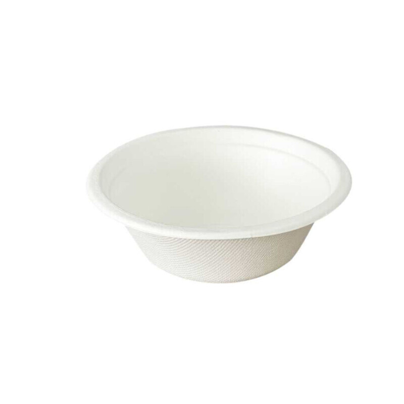 Miska na polévku EKO z cukrové třtiny 350ml/10ks bílá (10/bal)