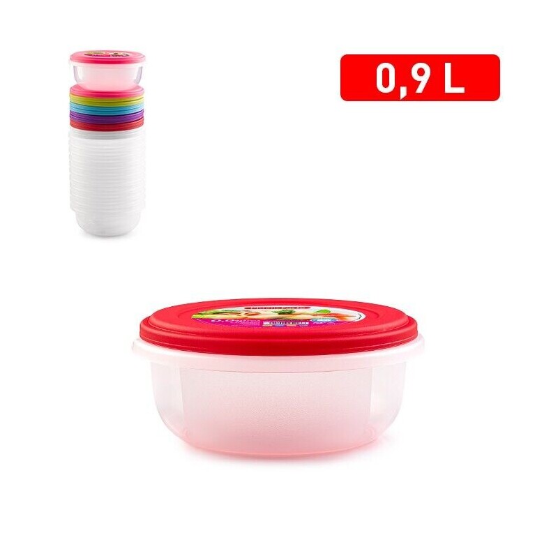 P.Forte Dóza plast Vintage kul. 900l Color (12/bal)