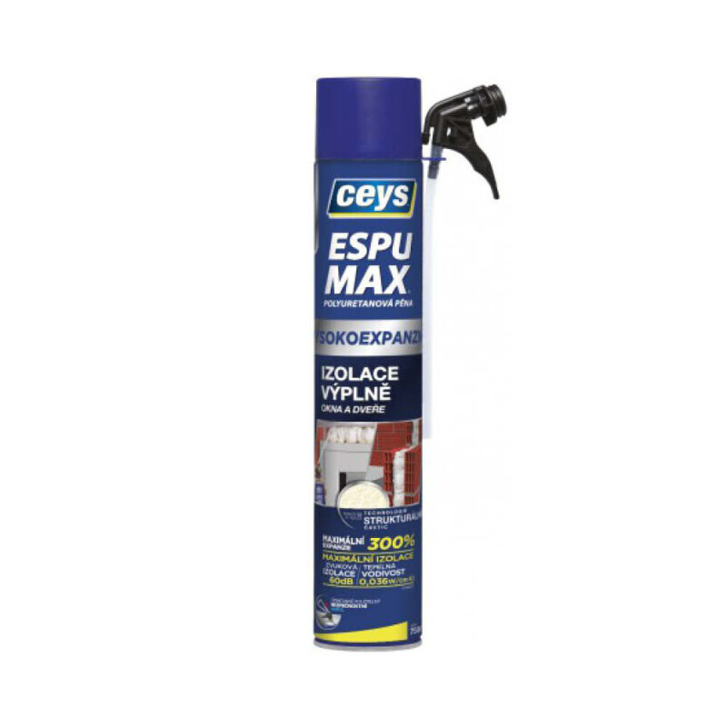 Ceys Espumax PU Pěna pro izolaci a výplně 750ml s aplik. (12/krt)