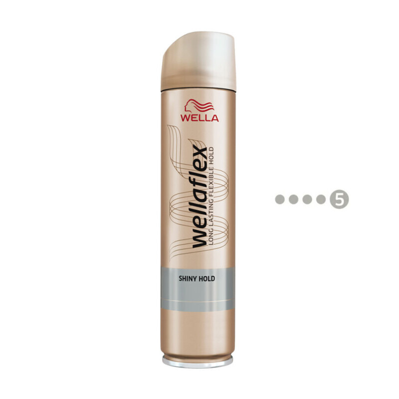 Wellaflex 250ml Lak na vlasy Shiny&Hold 5 (6/krt)