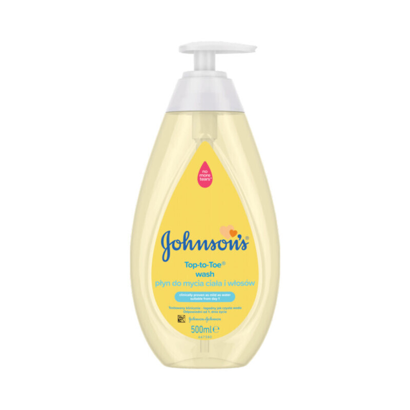 Johnson´s Baby 500ml Koupel tělo i vlásky (12/krt)