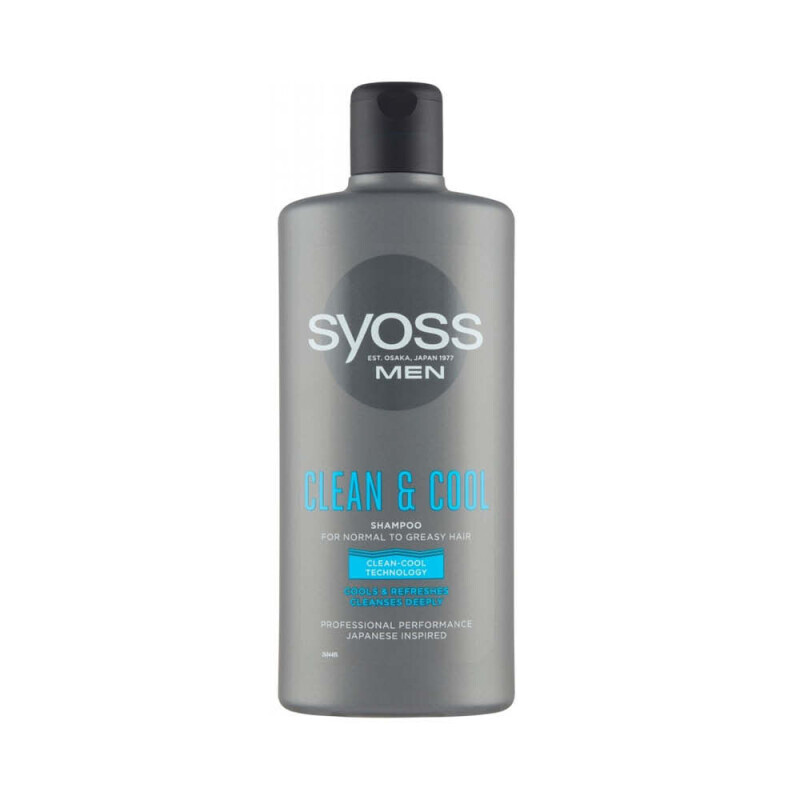 Syoss 440ml Šampon M Clean&Cool (6/krt)