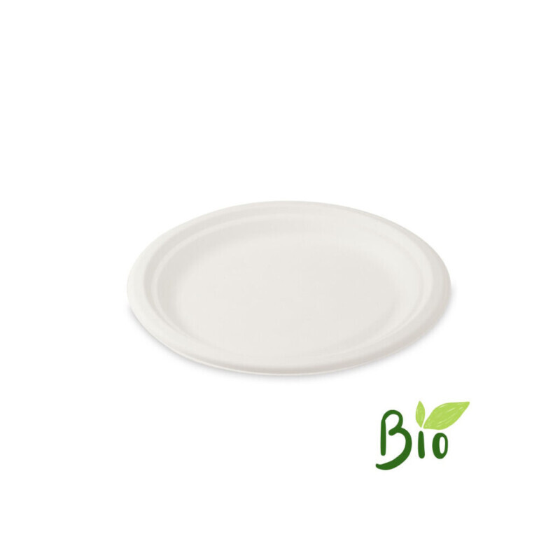 Talíř papír. Bio 22cm 10ks (18/krt)