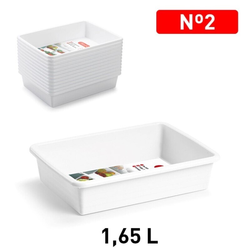 P.Forte Organizér do lednice 2l White (12/bal)