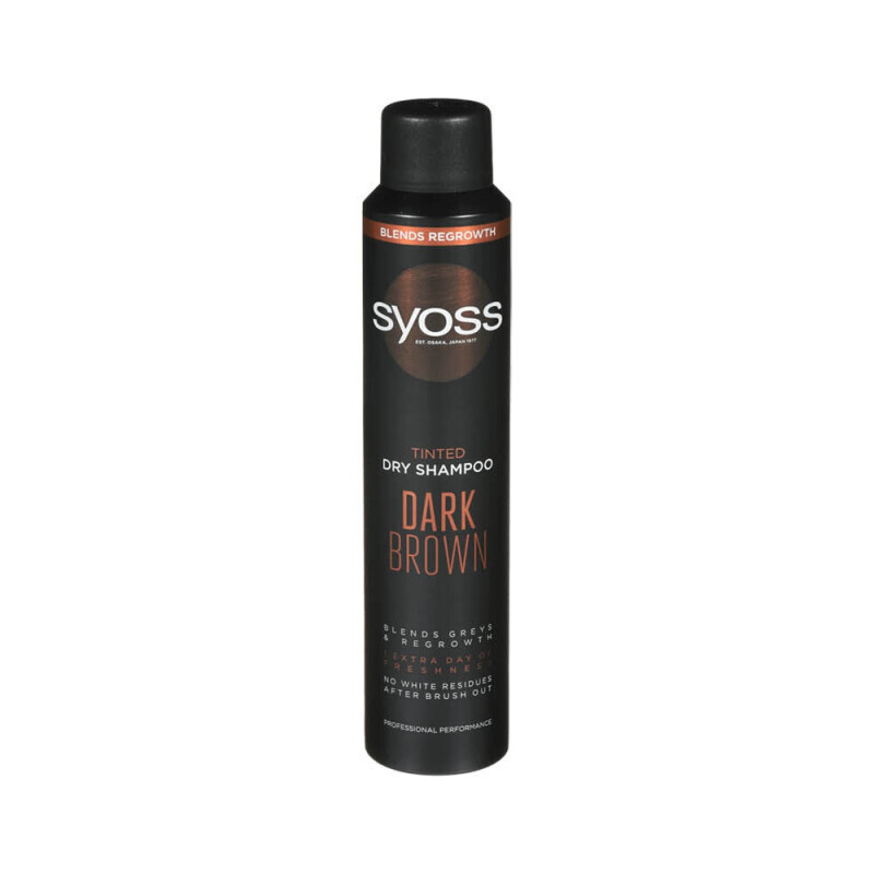 Syoss 200ml suchý šampon Dark Brown (6/krt)