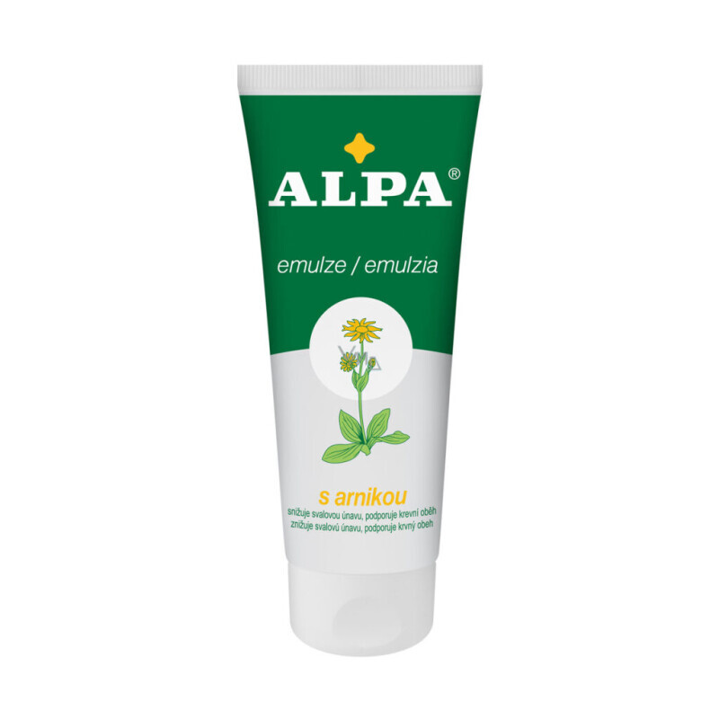 Alpa 100ml emulze s arnikou (10/krt)