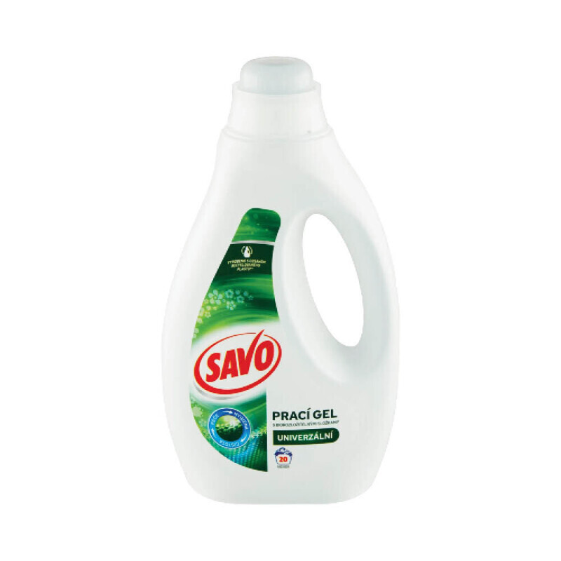 Savo 1l Prací gel White&Color (6/krt)