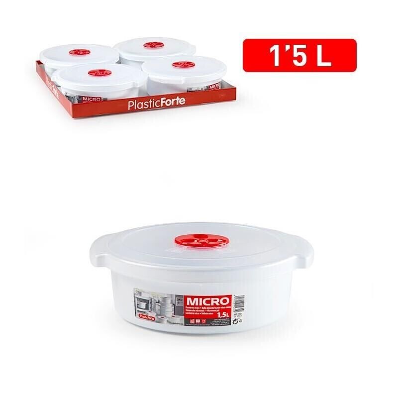P.Forte Dóza plast do mikro.kul.1,5l (4/bal)