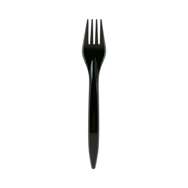 Vidlička plast PP 18cm/10ks Black (180/krt)