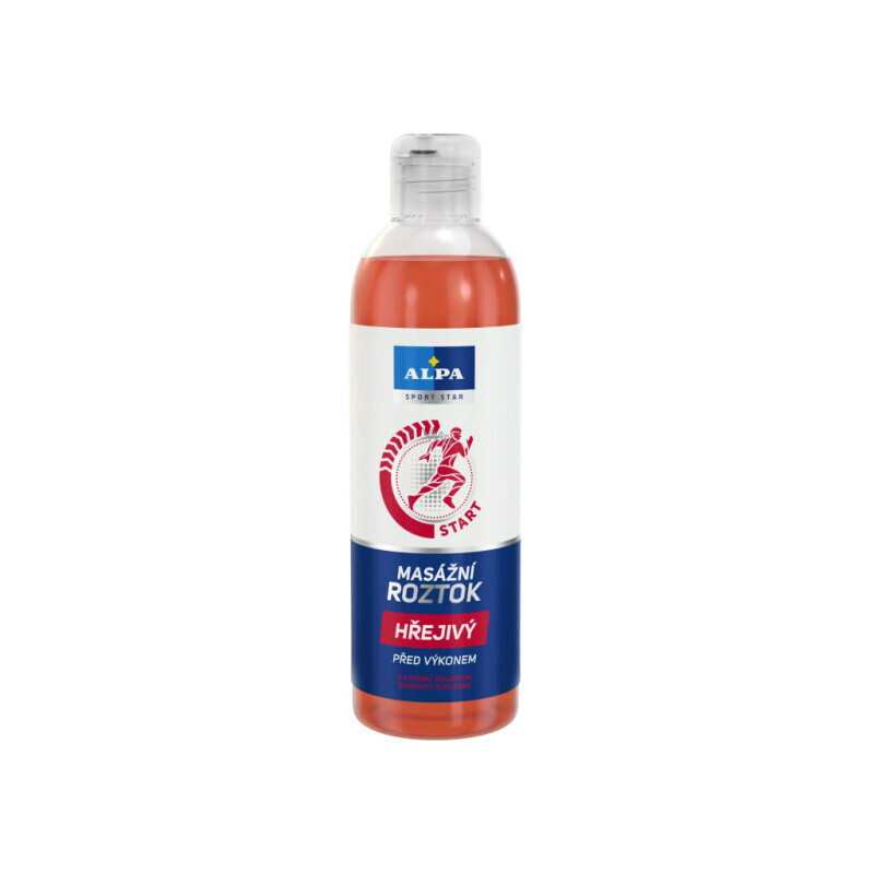 Alpa 250ml masážní roztok hřejivý (12/krt)