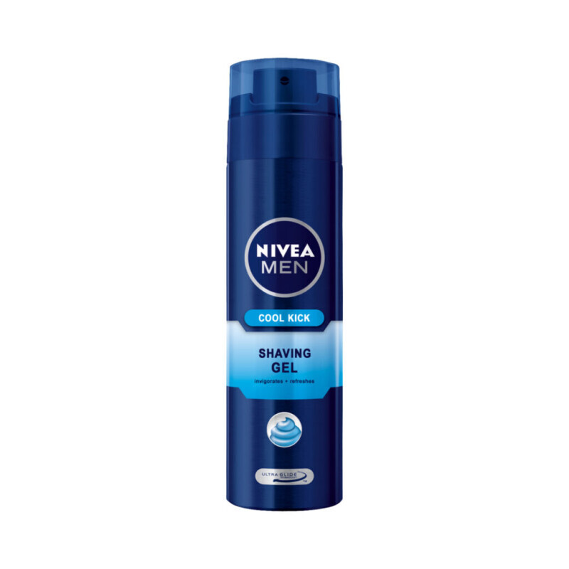 Nivea 200ml Gel na holení Fresh Kick  (12/krt)