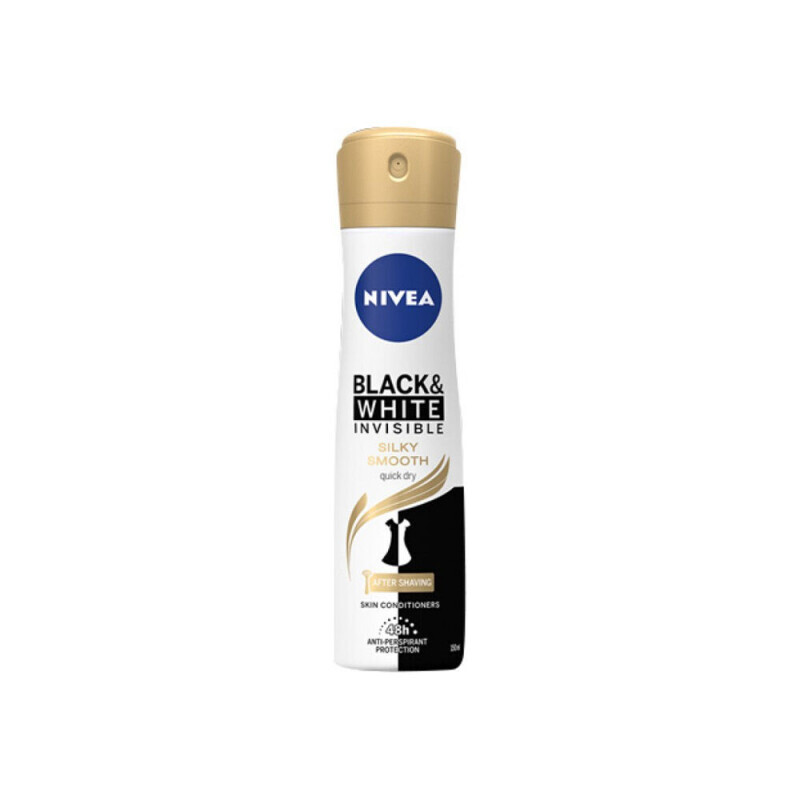 Nivea 150ml Spray F AP B&W Invisible Silky Smooth (6/bal 12/krt)
