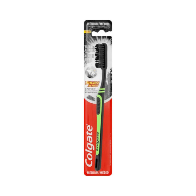Colgate Zubní kartáček Charcoal Double Action Medium N (12/bal 120/krt)