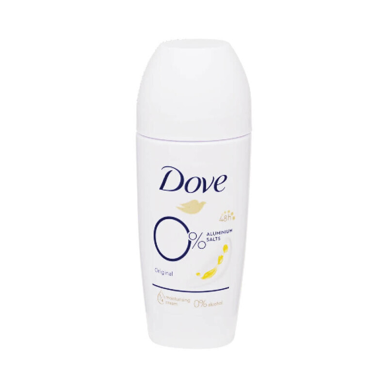 Dove 50ml Roll-on 0% Original (6/krt)