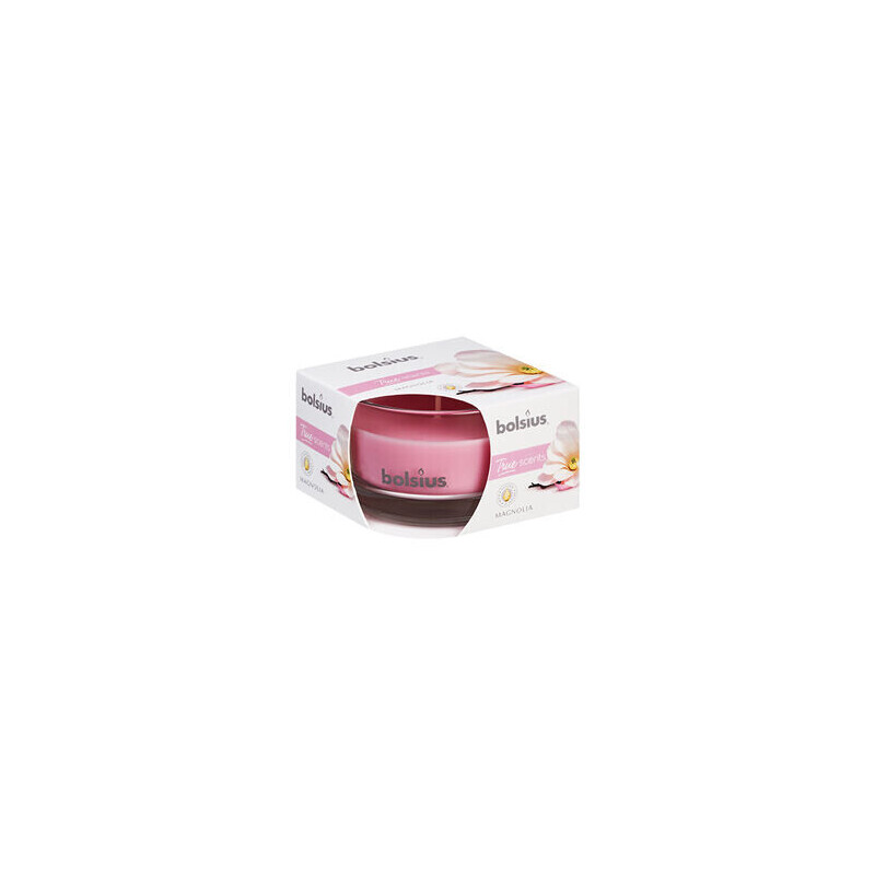 Bolsius Svíčka ve skle 50/80mm True Scents Magnolia (6/krt)