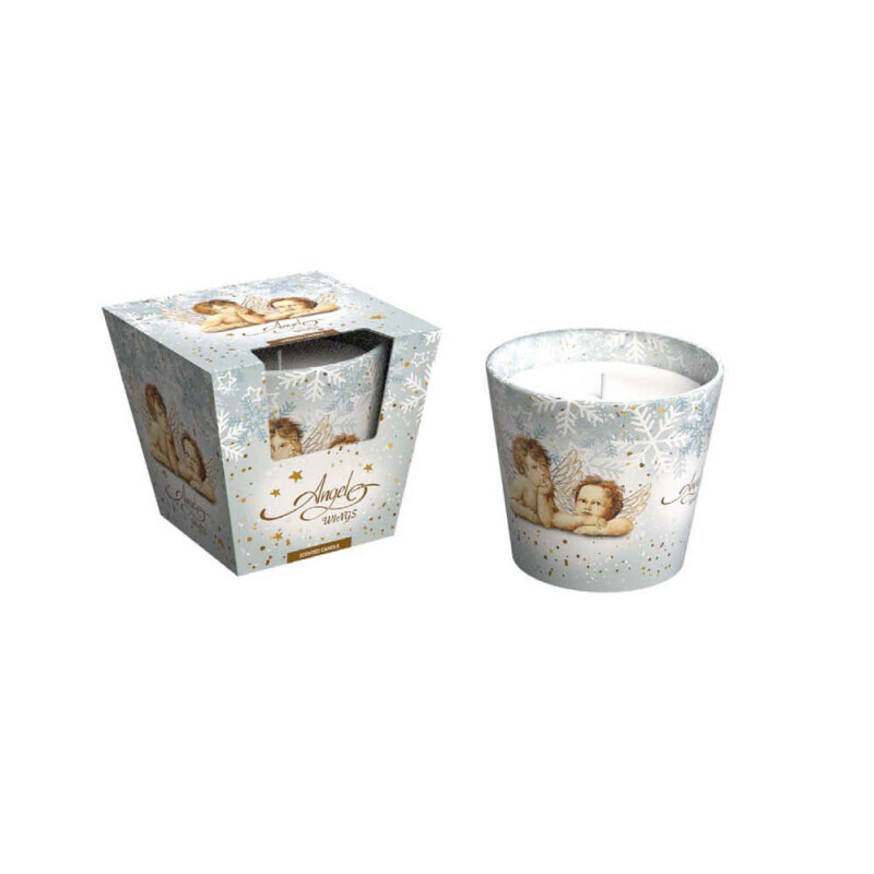 Santo 115g svíčka ve skle Angel Wings (6/krt)