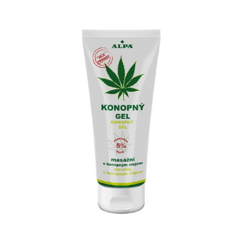 Alpa 100ml Masážní gel tuba Konopí (10/krt)