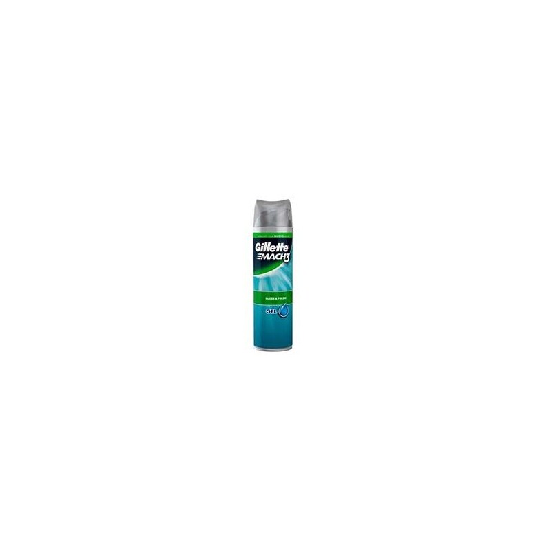 Gillette 200ml Gel na holení Mach3 Close&Fresh (6/bal)