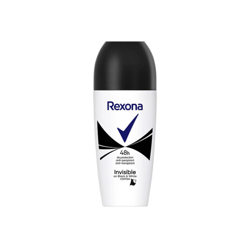 Rexona 50ml Roll-on AP F Invisible B&W (6/krt)