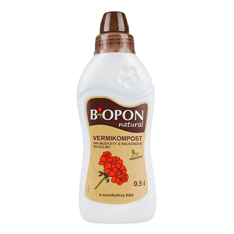 B*OPON 500ml Vermikompost na muškáty, balk.r.(6/krt)