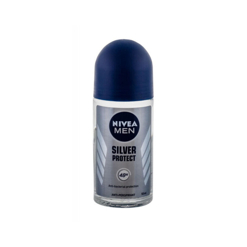 Nivea 50ml Roll-On M AP Silver Protect (6/krt)